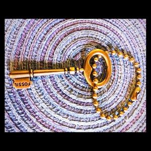 Fossil purse charm or for keychain